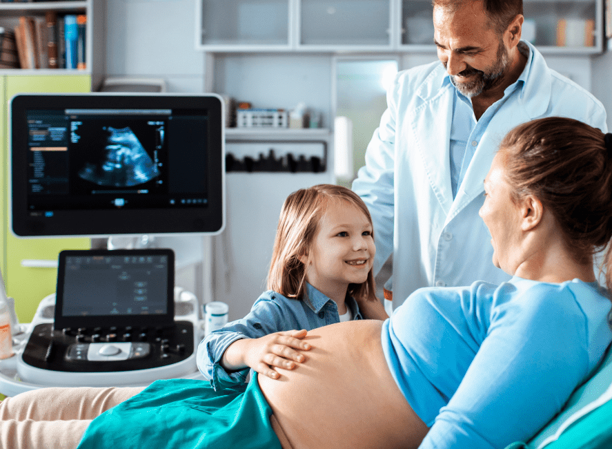 Early pregnancy reassurance ultrasound scan Bolton